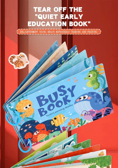 Montessori Busy Book – Fun & Educational Learning Toy for Toddlers!