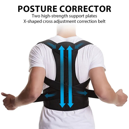 Comfort Fit Posture Corrector – Adjustable Back Support for Lumbar Pain Relief!