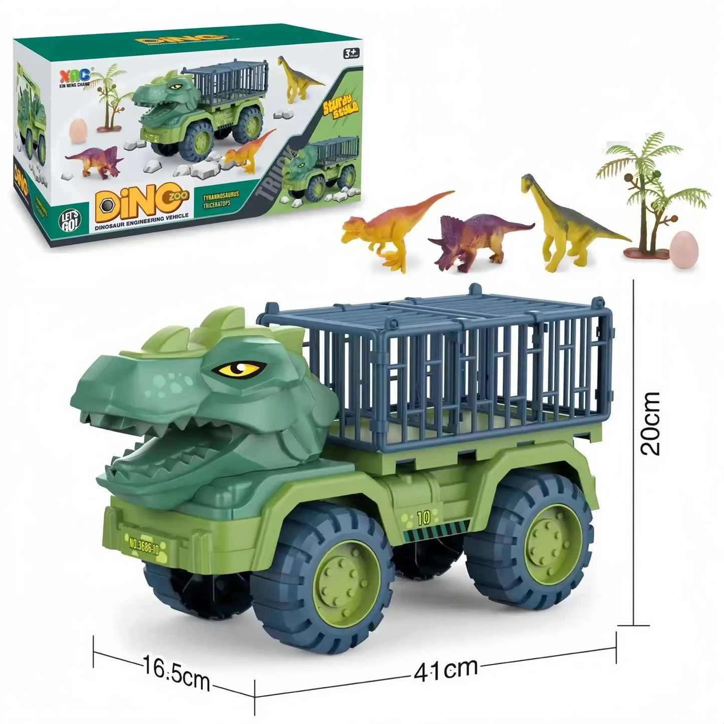 "Epic Dinosaur Transporter Truck – The Ultimate Adventure Toy for Boys!"