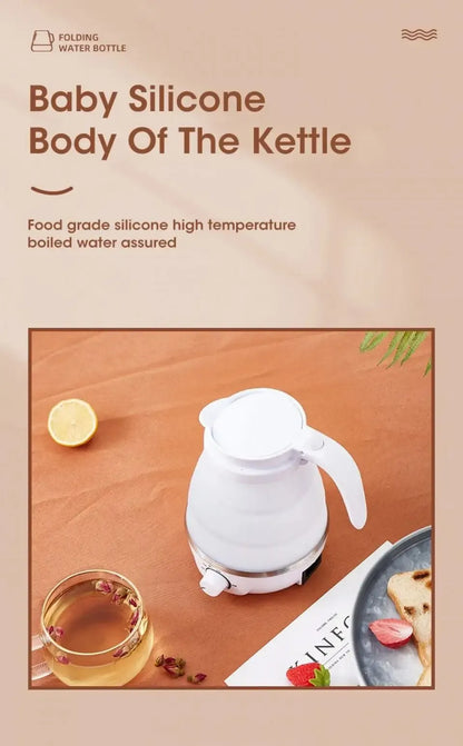 600ml Portable Travel Kettle – Fast Boiling for Hot Drinks Anywhere