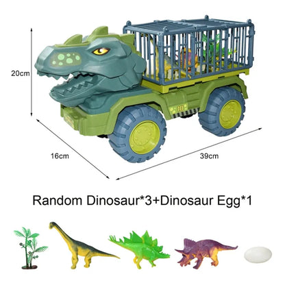 "Epic Dinosaur Transporter Truck – The Ultimate Adventure Toy for Boys!"